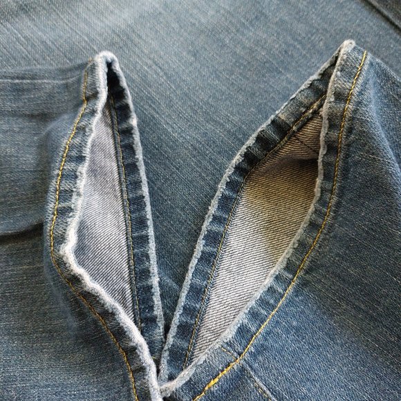 Vintage Lucky Brand Men's 183 Boot Legs Short Inseam Denim Jeans Siz 38 - Picture 8 of 13